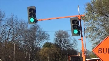 Portable Temporary Traffic Signal (normal function)