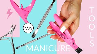 VAGA Manicure SET of 4 stainless steel tools for nail care