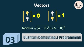 03. Prerequisites for Quantum Computing | Linear Algebra I: Vectors, State Vectors & Norm.