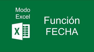 Función FECHA - Modo Excel 2016