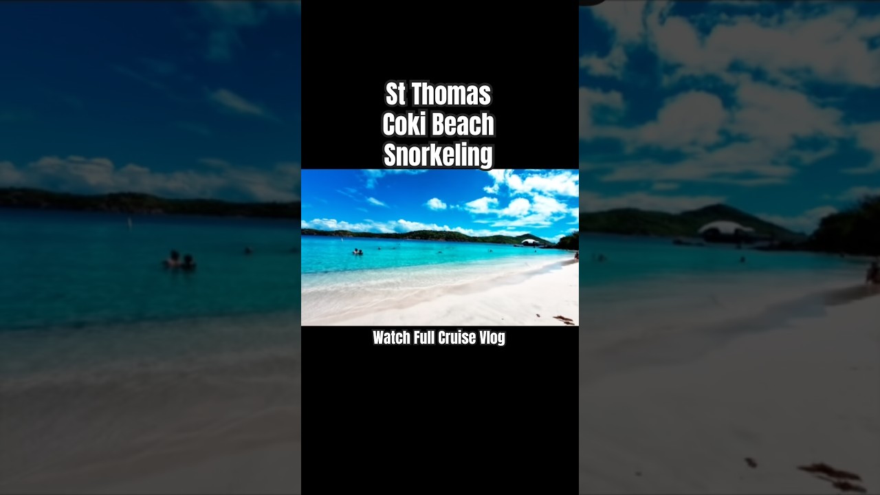 St Thomas Cruise stop Coki Beach #cruiseport