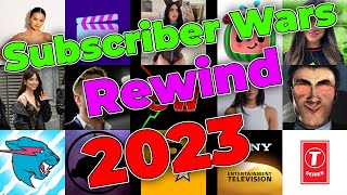 Subscriber Wars Rewind 2023