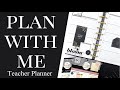 PLAN WITH ME // Teacher Happy Planner // Fancy Florals + Florals