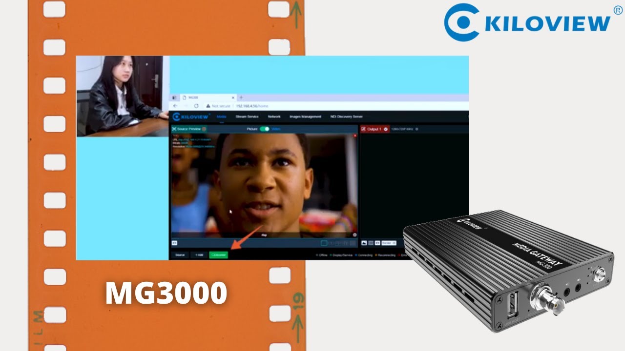 Kiloview - MG300 NDI media gateway