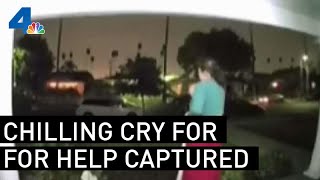 Chilling Screams Recorded In Potential Kidnapping Captured By Home Security Camera | NBCLA Chilling Screams Recorded In Potential Kidnapping Captured By Home Security Camera | NBCLA