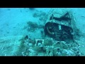 Tauchen am Wrack einer Messerschmitt Bf109 vor Kreta / Messerschmitt Bf 109 airplane wreck diving