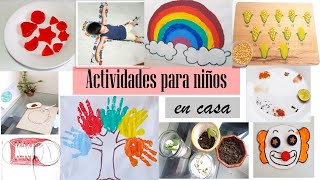 ACTIVIDADES Y JUEGOS PARA NIÑOS / En casa / Como entretener a tus hijos en cuarentena.