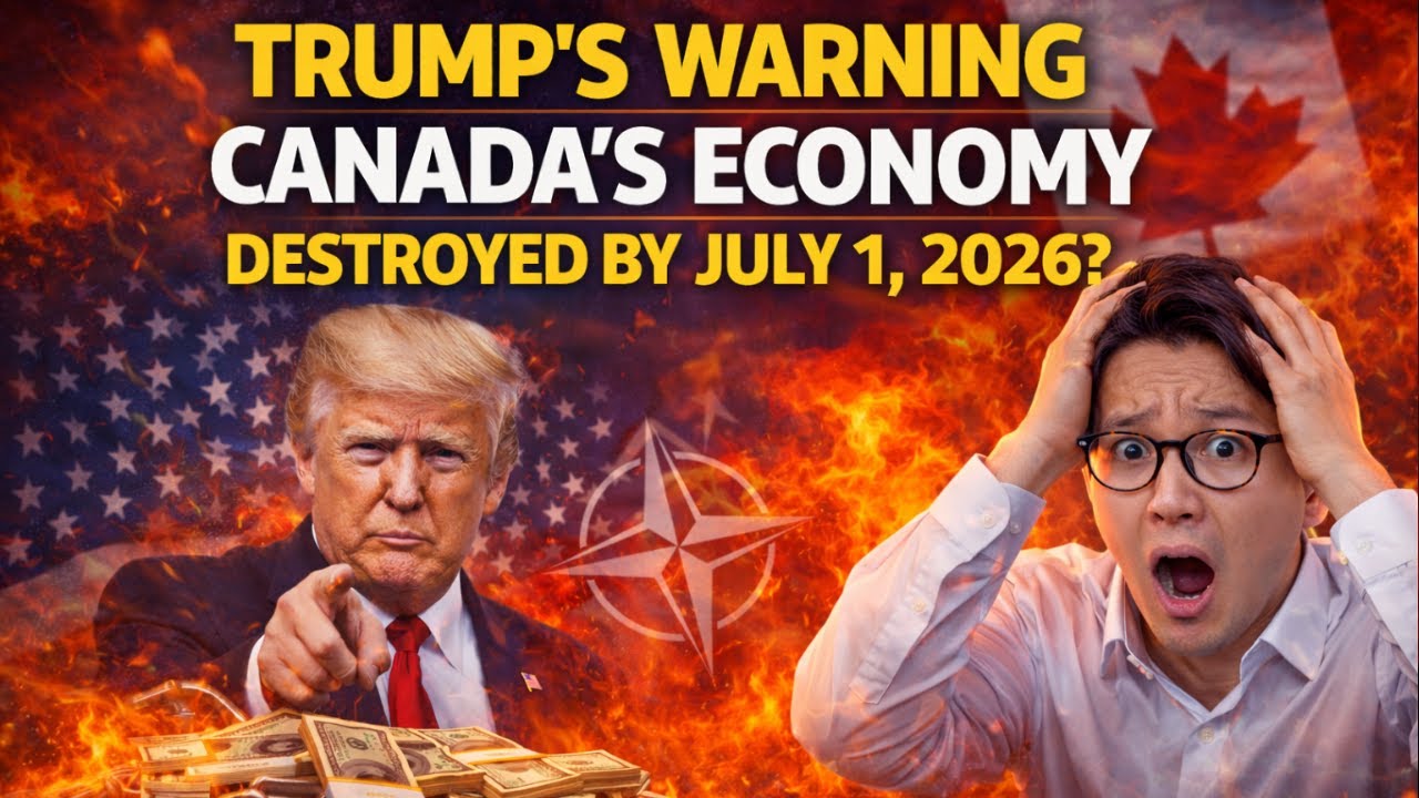 BREAKING: Mark the Date: Trump Says Canada's Economy Will Be Destroyed by July 1, 2026