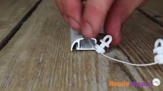 Ds Gordijnrails Met Wave-Glijder Zo Doe Je Dat Roedeshop.nl