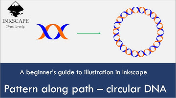 Draw circular DNA Helix - Pattern along Path in Inkscape 1.1 [Ep. 101 - Medicine & Lifesciences]