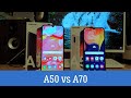 Сравнение Samsung Galaxy A50 и A70