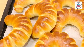 картинка: Воздушные РОГАЛИКИ с ЯБЛОЧНЫМ ПОВИДЛОМ, как пух!