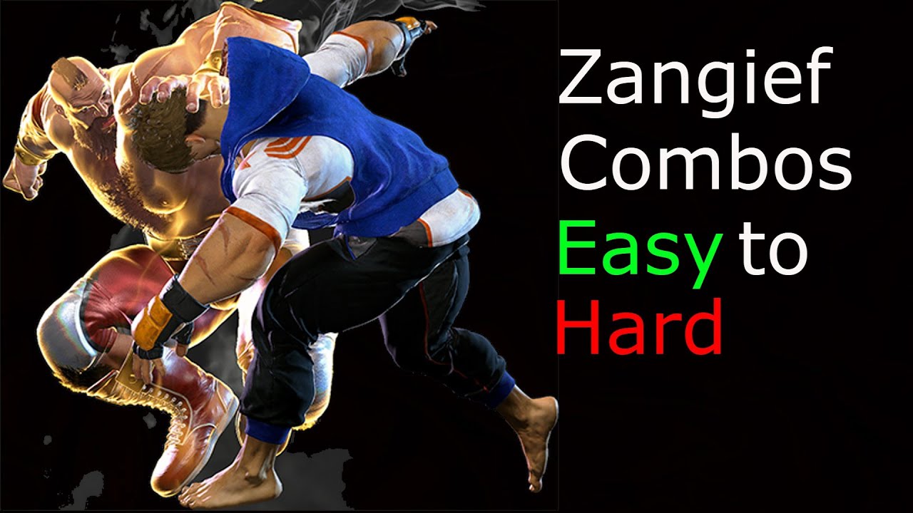 Zangief combos [EASY TO HARD] YouTube