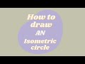 How to draw a circle in isometric