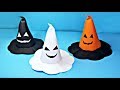 DIY  - How to Make Scary Witch Hat on Halloween // Easy Paper Decoration