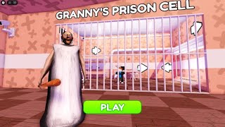 GRANNY'S PRISON RUN! Obby roblox! Gameplay Walkthrough No Death 4K screenshot 3