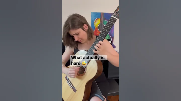 What people think is hard on guitar VS what actually is hard #shorts #classicalguitar - DayDayNews