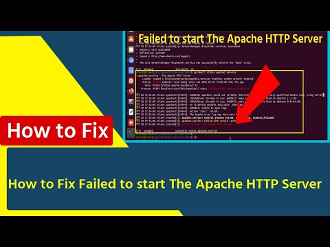 Failed to start The Apache HTTP Server Ubuntu