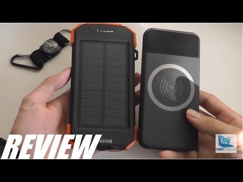 REVIEW: Qi Wireless Solar Power Bank (10,000mAh, $30)