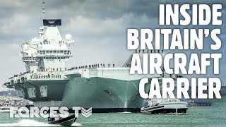 Up Close To Britain’s Most Powerful Warship: HMS Queen Elizabeth | Forces TV