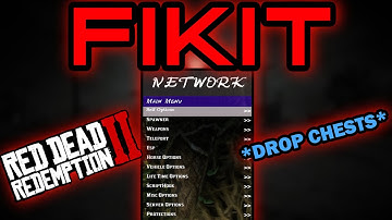 *UPDATED* FIKIT MOD MENU SHOWCASE | RED DEAD ONLINE