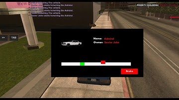 SAMP ADVANCED VEHICLE HOTWIRE SYSTEM