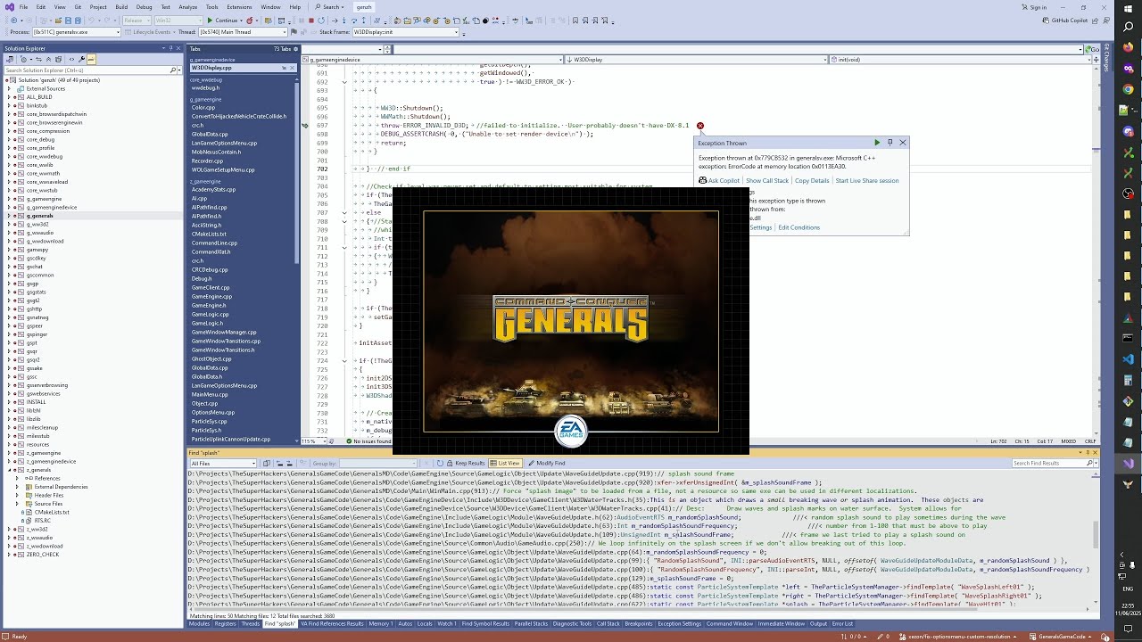 Let's fix Generals Zero Hour 0701 - Fix game boot crash with