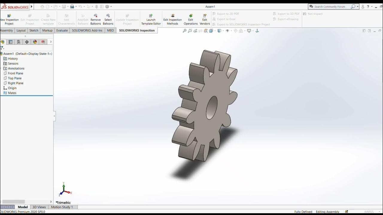 SOLIDWORKS Toolbox Worm gear i YouTube