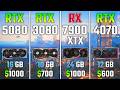 RTX 5080 vs RTX 3080 vs RX 7900 XTX vs RTX 4070 | Test in 7 Games