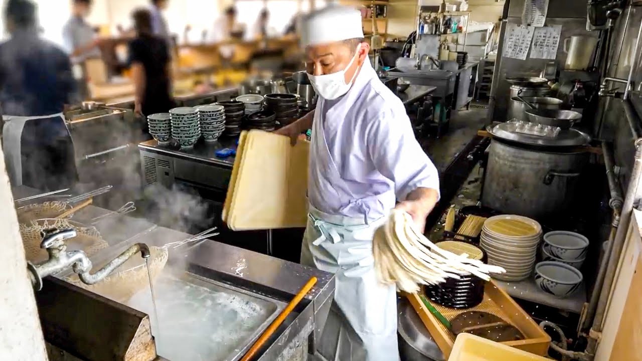 Tempura! Udon! Self-service udon restaurants flooded with regulars 