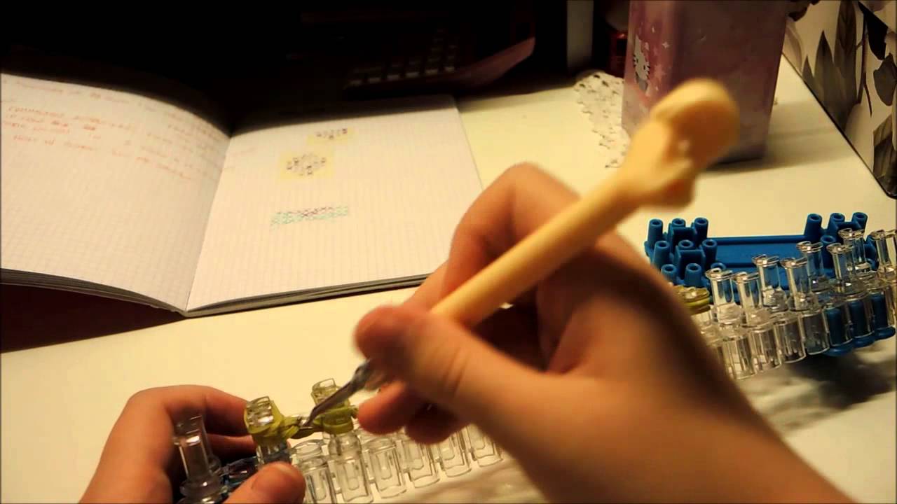 rainbow loom mural biscottino kawaii DIY♥ YouTube