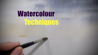 Watercolour Techniques YOU NEED TO KNOW !!!
