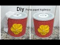 DIY:Porta papel higiênico feito com lata