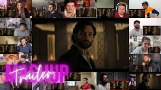 YOU - Season 4 Part 1 - Official Trailer Reaction Mashup 😈🔪 - Netflix