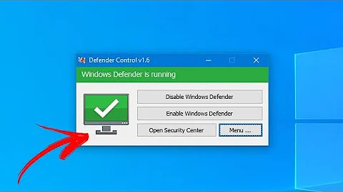 Tem como desativar o Windows Defender?