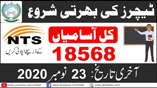 Primary and Secondary Education Department KPK Jobs 2020 Apply Online via NTS | Govt Teacher Jobs