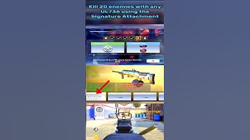Cod mobile kill 20 enemies with UL736 using the signature attachments #shorts #youtubeshorts #codm