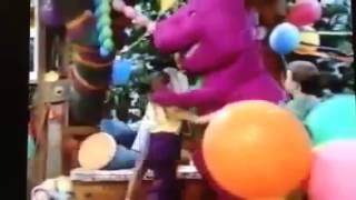 Barney Comes To Life Waiting For Santa