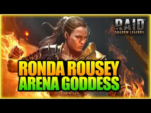 ❗OP❗ She IS UNSTOPPABLE!! Ronday Rousey Takes Over Arena In Raid Shadow Legends