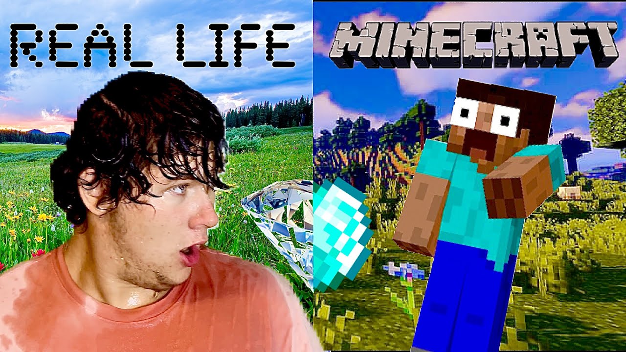 Minecraft players in REAL LIFE