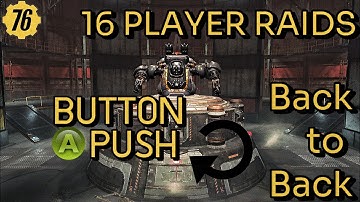 Back to Back EN06 Guardian and 16 Player Raids - Fallout 76
