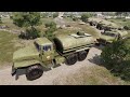 Ukrainian Jets Suddenly Attacked &amp; Completely Destroyed The Russian Oil Truck Convoy - Arma 3