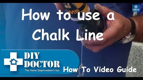 How to use a Chalk Line