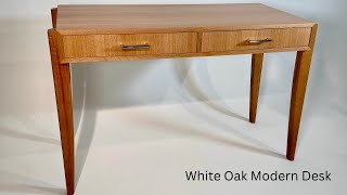 How to Build this Modern Desk / Wood Veneer Basics