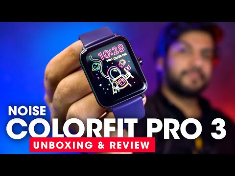 Noise Colorfit Pro 3 Unboxing & Review!! ⚡️  Best Budget Smartwatch? (Hindi)