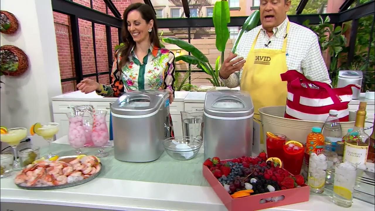 hOmeLabs 26lbs Automatic Countertop Portable Ice Maker on QVC YouTube