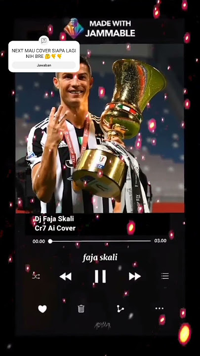 Lirik Lagu Dj Faja Skali Cover Cr7  😁😇 #djfajasekali #fajasekali #cristianoronaldoaicover