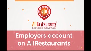 AllRestaurants Employer and Employee account , how to use the features. screenshot 5