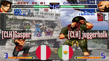 FT5 @kf2k2pls: [CLK]Gasper (PE) vs [CLK] juggerholk (MX) [KOF 2002 Plus kf2k2 Fightcade] Mar 28