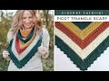 Picot Triangle Scarf Crochet Tutorial - Free Crochet Scarf Pattern